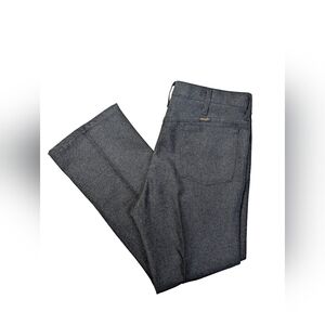Wrangler Vintage Charcoal Straight Leg Creased Pants | 34x34